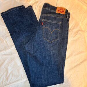 Levi’s 314 Straight Jeans – Dark Wash– Size 31